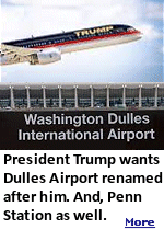 Just how big is that ego anyway? The Trump administration has sought to pressure Senator Chuck Schumer, Democrat of New York and the minority leader, to help name New York's Penn Station and Washington Dulles International Airport after President Trump in exchange for releasing billions of dollars he has frozen for a rail tunnel under the Hudson River. Administration officials have told Mr. Schumer in recent weeks that the money would be released if he agreed to name the facilities in Mr. Trump's honor.